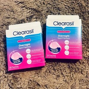 Clearasil Ultra Overnight Spot Patches 18ct X2